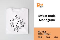 Sweet Buds Monogram Product Image 1