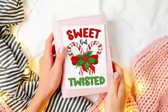 Funny Christmas Print | Sweet But Twisted Candy Cane Print Product Image 3