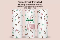 Sweet But Twisted skinny tumbler sublimation wrap with high resolution and transparant background are for 20oz and 30oz skinny tumbler