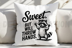 Sweet But Will Throw Hands SVG Product Image 2