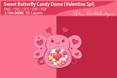 Sweet Butterfly candy dome holder Product Image 3