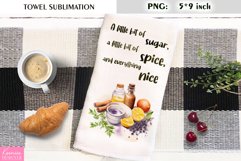 Watercolor Kitchen Towel Sublimation |Funny Kitchen Quotes Product Image 1