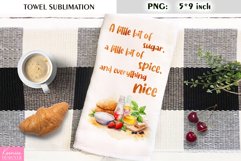 Watercolor Kitchen Towel Sublimation |Funny Kitchen Quotes Product Image 1