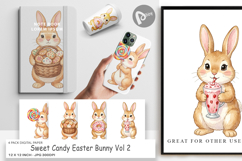 Sweet Candy Easter Digital Paper Product Image 1