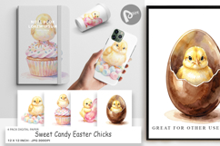 Sweet Candy Easter Digital Paper Product Image 1