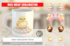 Sweet Candy Easter Chick Mug Wrap Product Image 1