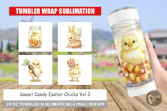 Sweet Candy Easter Chick Tumbler Product Image 1