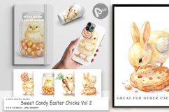 Sweet Candy Easter Digital Paper Product Image 1
