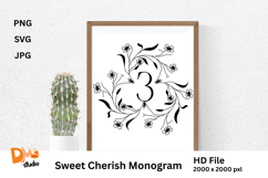Sweet Cherish Monogram Product Image 1
