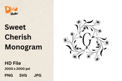 Sweet Cherish Monogram Product Image 1