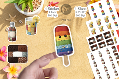 Sweet Chilled Summer Stitches Sticker Product Image 1