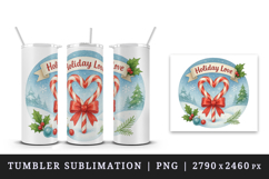 Sweet Christmas tumbler, mug wrap, clipart sublimation png Product Image 4
