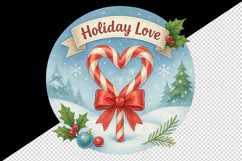 Sweet Christmas tumbler, mug wrap, clipart sublimation png Product Image 2