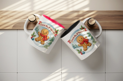 Sweet Christmas tumbler, mug wrap, clipart sublimation png Product Image 3