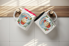 Sweet Christmas tumbler, mug wrap, clipart sublimation png Product Image 3
