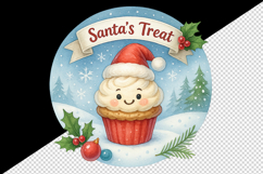 Sweet Christmas tumbler, mug wrap, clipart sublimation png Product Image 2