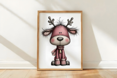 Sweet Christmas Animals PNG Product Image 3