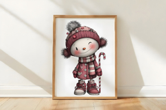 Sweet Christmas Animals PNG Sublimation Product Image 3