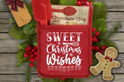Sweet christmas wishes SVG, Christmas Potholder SVG Design Product Image 3