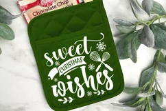 Sweet Christmas Wishes SVG, Christmas Pot Holder SVG Design Product Image 2