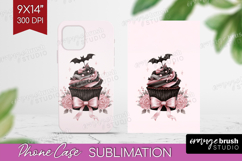 Sweet Cupcake Cute Phone Case PNG Pink Halloween Case PNG Product Image 1