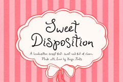 Sweet Disposition Handwritten Script Font Wedding Font Product Image 1