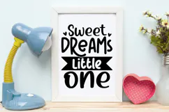 Sweet Dreams Little One SVG | Baby SVG | Newborn SVG Product Image 4