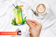 Sweet drinks Sticker, Beverage sticker, Kawaii drink sticker Product Image 1