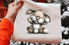 Sweet Easter Bunny Clipart Product Image 2