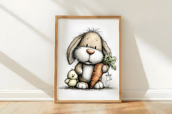 Sweet Easter Bunny Clipart Product Image 3