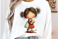 Sweet Easter Girl with Painted Egg Product Image 2