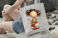 Sweet Easter Girl with Painted Egg Product Image 3