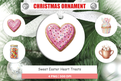 Sweet Easter Heart Treats Ornament Product Image 1