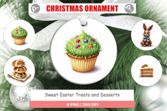 Easter Treats Desserts Ornament Product Image 1