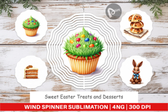 Easter Treats Desserts Wind Spinner Product Image 1