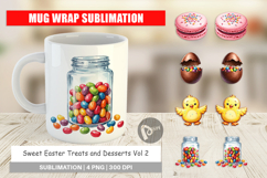 Easter Treats Desserts Mug Wrap Product Image 1