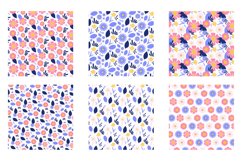 Sweet Evening Digital Paper, Sweet Evening Vector Patterns Product Image 3