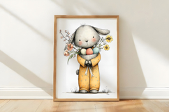 Sweet Farmhouse Easter Bunny with Country Florals Product Image 3