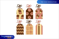 Sweet Food Patterned Shaped Tags Product Image 1