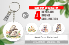 Sweet Forest Motherhood Keychain Product Image 1