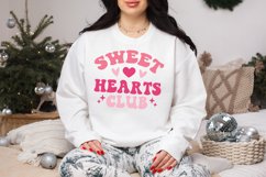 Boho Valentine Sweet Hearts Club SVG, Valentine&#039;s Day SVG Product Image 2