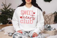 Boho Valentine Sweet Hearts Club SVG, Valentine&#039;s Day SVG Product Image 2