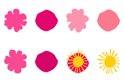 Sweet Koala Flower Crown Clipart Set Product Image 5