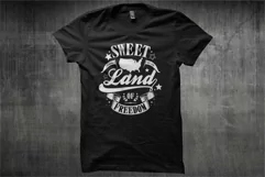 Typography American Themes - Sweet Land Of Freedom Product Image 1