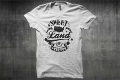 Typography American Themes - Sweet Land Of Freedom Product Image 4