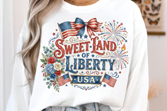 Sweet Land of Liberty 4th of July PNG Product Image 2