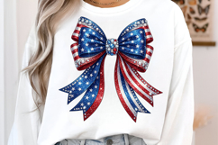 Rhinestone USA Coquette Bow PNG Product Image 2