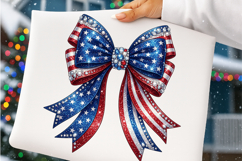 Rhinestone USA Coquette Bow PNG Product Image 4