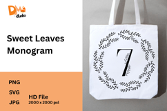 Sweet Leaves Monogram Product Image 1