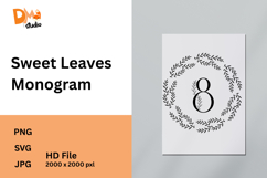 Sweet Leaves Monogram Product Image 1